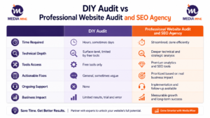 DIY Audit vs. Professional Website Audit Agency